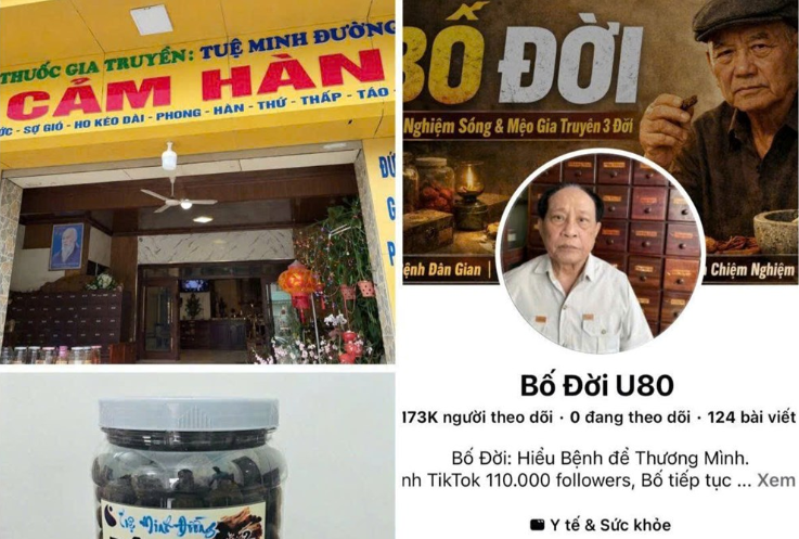 Công an Thanh Hóa tìm người từng mua thuốc đông y của ''Bố Đời U80''